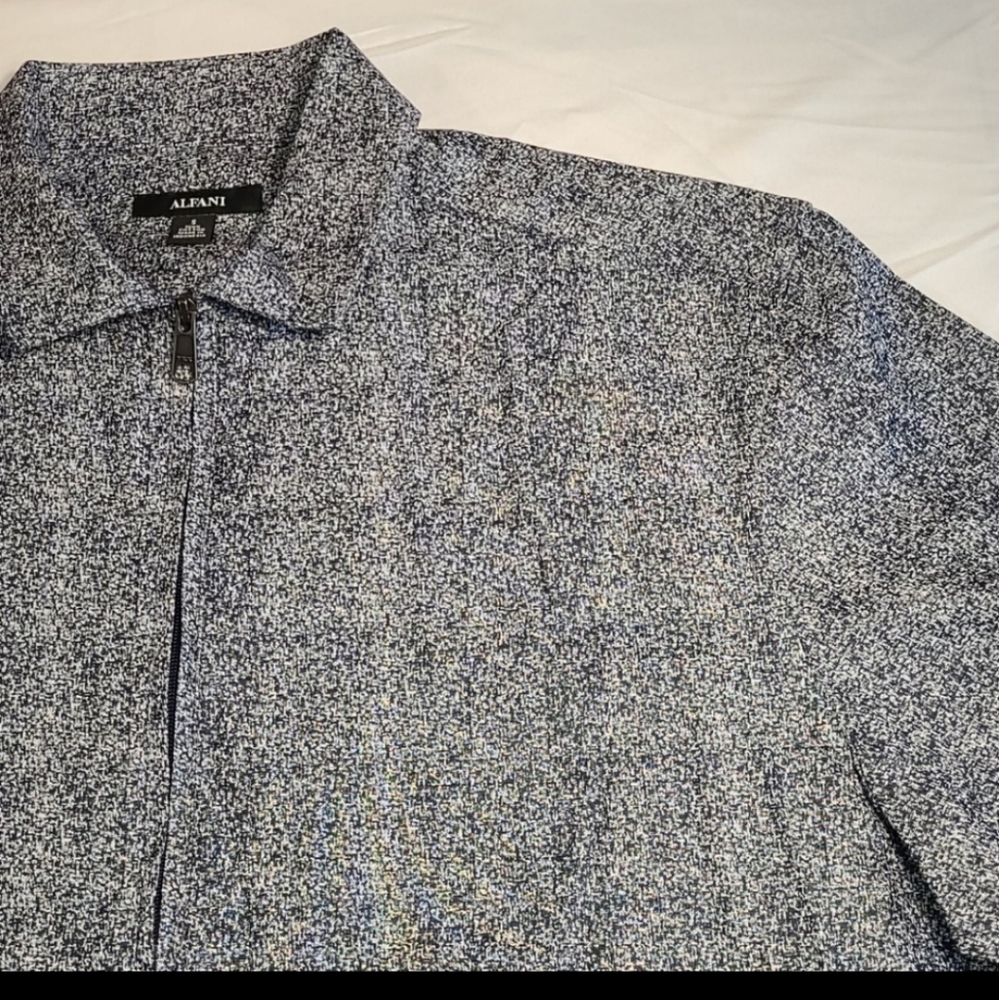 Alfani 1/4 zip shirt jacket - Picture 5 of 16